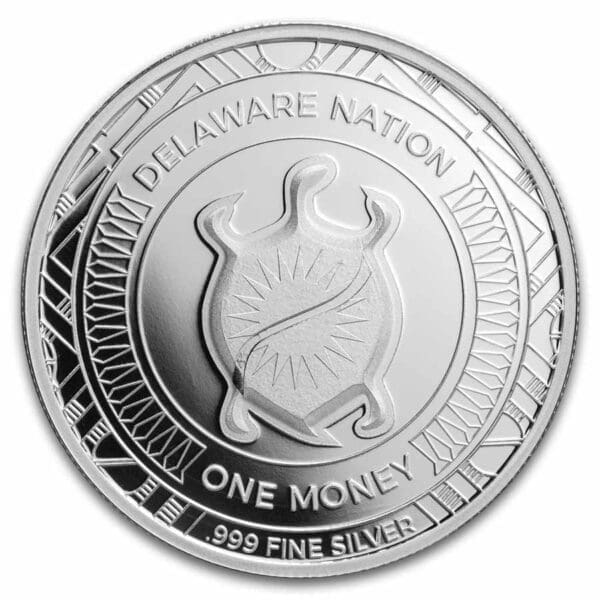 9Fine Mint Delaware Nation 1 oz BU - Image 2