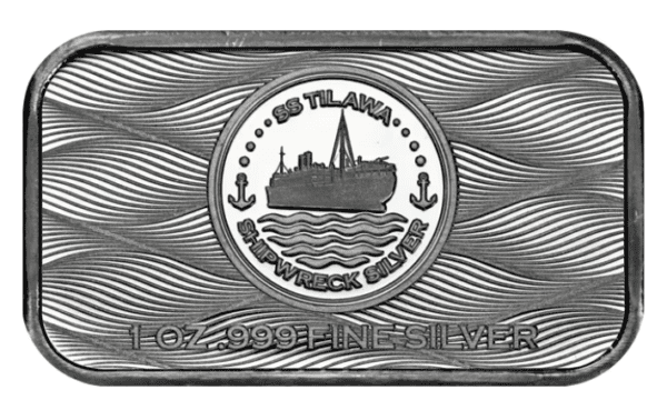 Stříbrný slitek 2024 1oz SS Tilawa Shipwreck - Image 2