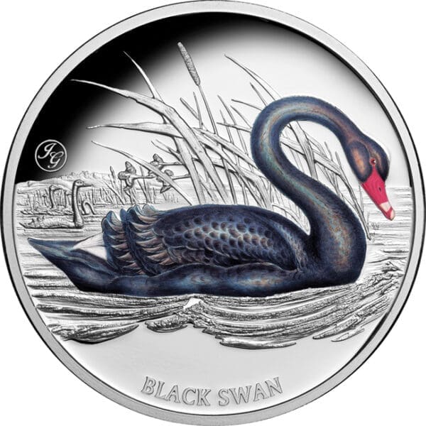 Austrian mint Černá labuť 1 Oz Stříbro