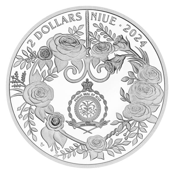 Česká mincovna Květ 1 Oz Stříbro 2024 - Image 2