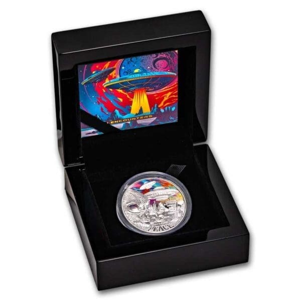 Mayer Mint GMBH Alien Encounters 1 Oz 2024 Niue Proof - Image 3