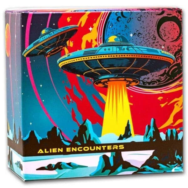 Mayer Mint GMBH Alien Encounters 1 Oz 2024 Niue Proof - Image 4