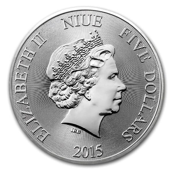 Niue Island Niue Taku Hawksbill Turtle - Kareta pravá 2 Oz - Image 2