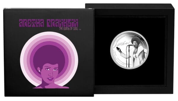 Perth Mint Aretha Franklin 1 oz Stříbro - Image 3