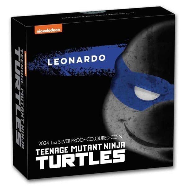 Perth Mint Leonardo Proof Colorized Tirtles Tuvalu - Image 5