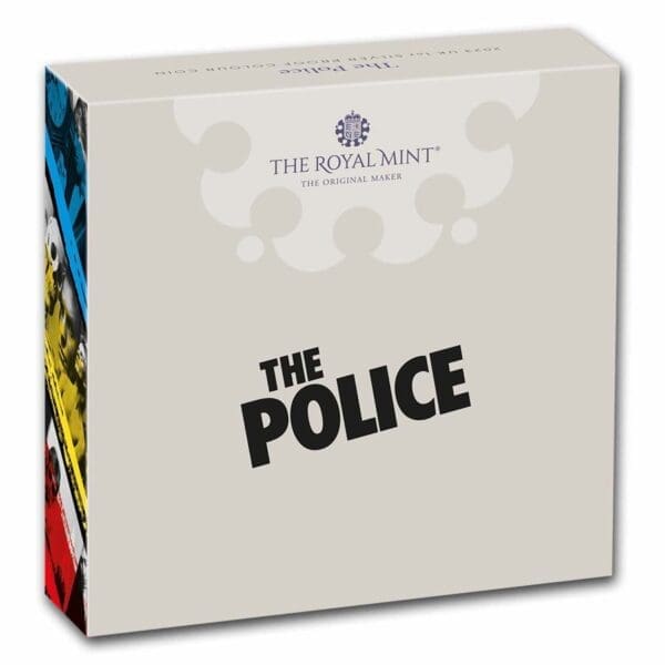 Royal Mint 2023 GB 1 oz stříbrná barevná mince 2 £ PF Music Legends: The Police - Image 4