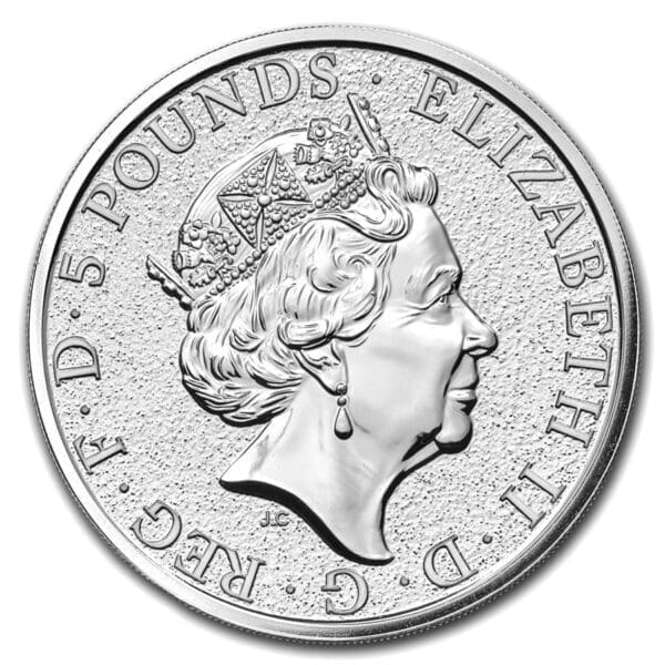 Royal Mint Stříbrná mince The Queen's Beasts The Griffin 2 Oz 2017 - Image 2