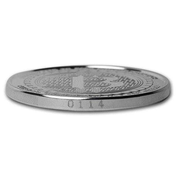Silver Shield Mince : 1 oz Stříbrná mince  Bitcoin Value Conversion - Image 3