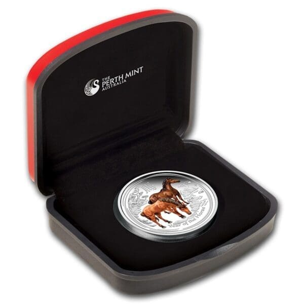 The Perth Mint Australia 2014 Australia 1 oz Lunar Kuň Proof - Image 3