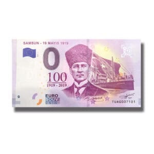 0 Euro Suvenýr bankovka Samsun 19 Mayis 1919 Turkey  2019-1