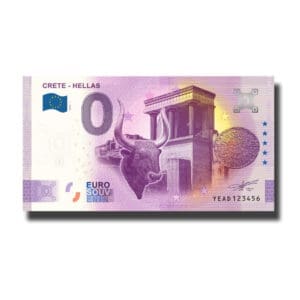 0 Euro Suvenýr bankovka Crete - Hellas Greece 2022-1