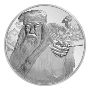 ALBUS DUMBLEDORE Harry Potter 1 Oz stříbrná mince 2 $ Niue 2020