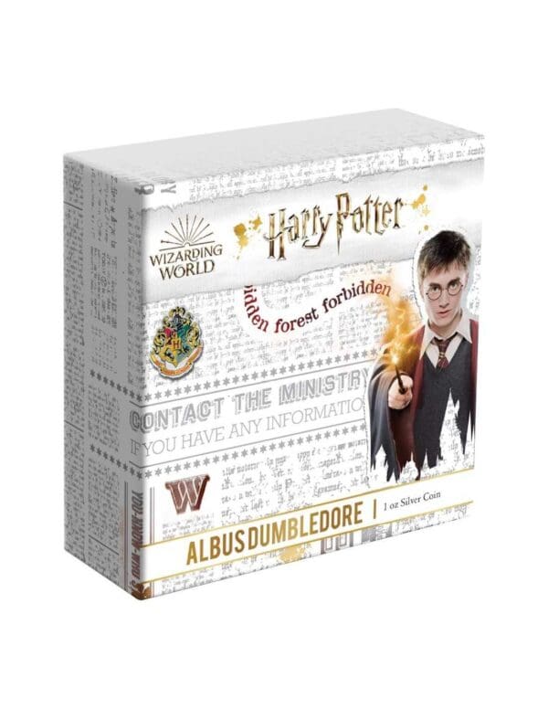 ALBUS DUMBLEDORE Harry Potter 1 Oz stříbrná mince 2 $ Niue 2020 - Image 3