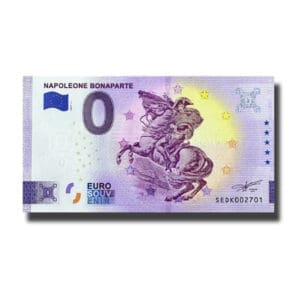 0 Euro Suvenýr bankovka Napoleone Bonaparte Italy SEDK 2023-2