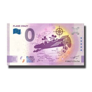 0 Euro Suvenýr bankovka Plane Crazy Malta 2024-2