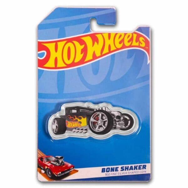 Pamp Hot Wheel Series – Bone Shaker  1 Oz Stříbrná mince - Image 3