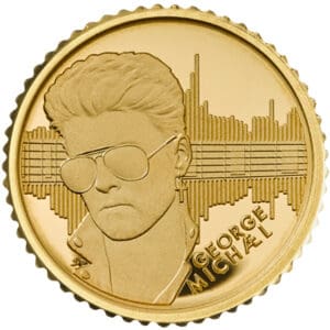 George Michael zlatá mince 2024