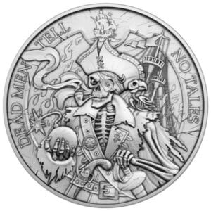 Mrtví muži nevyprávějí žádné příběhy  Stříbro 1 oz