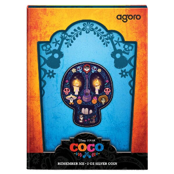 Disney Coco Stříbrná mince 2024 1 Oz - Image 3