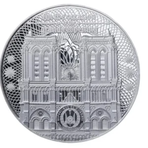 Notre-Dame de Paris 3 oz Silver (s krabicí a COA) 2024