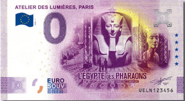 0 EUR Egypt Atelier des Lumières