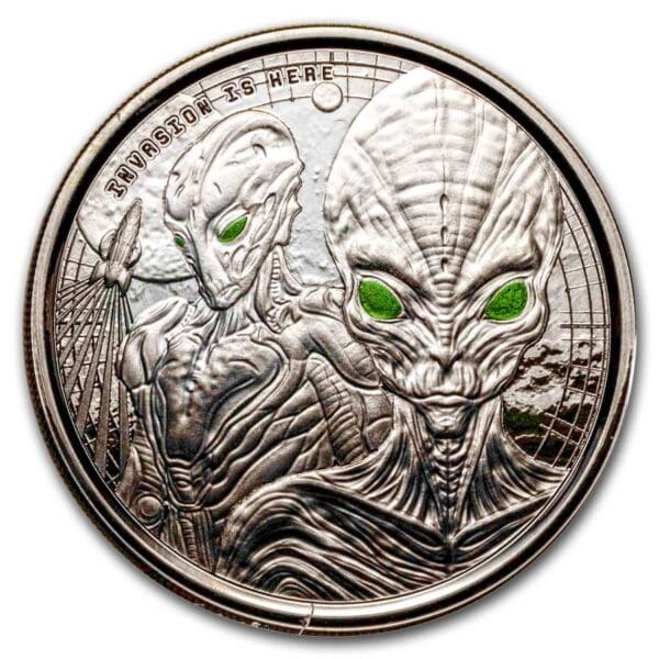 Alien Black Rhodium 1 Oz 2023 Ghana