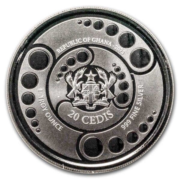 Alien Black Rhodium 1 Oz 2023 Ghana - Image 2