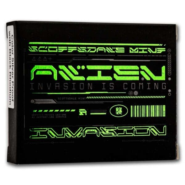 Alien Black Rhodium 1 Oz 2023 Ghana - Image 4