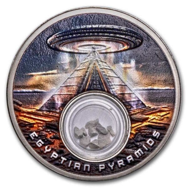 Postavené mimozemšťany: Egyptské pyramidy (barevná) Native 1 Oz