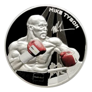 Stříbrná mince Mike Tyson 2024 Samoa 1oz  Proof