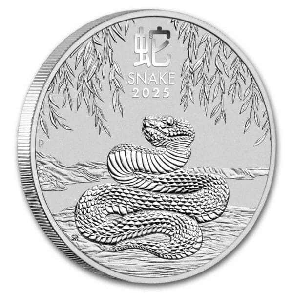 Lunar Snake BU (série III) Austrálie 2025 1 Oz - Image 3