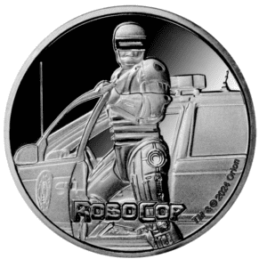 2024 1 oz Fiji Robocop ,999 Stříbrná BU mince