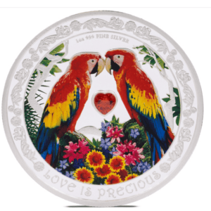 Precious Ara ( Macaws) 1 Oz Stříbro