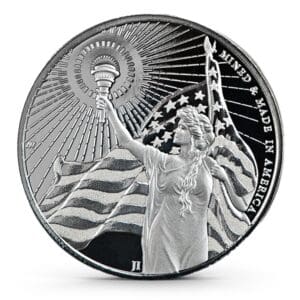 Stříbrná mince Columbia Goddess 1 Oz USA BU