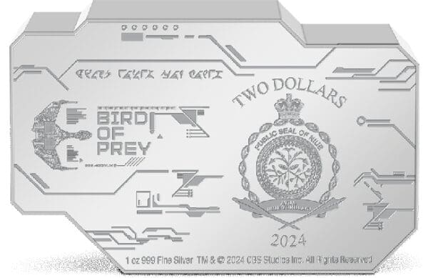 Star Trek Bird of Prey 1 Oz Stříbro 2024 - Image 2