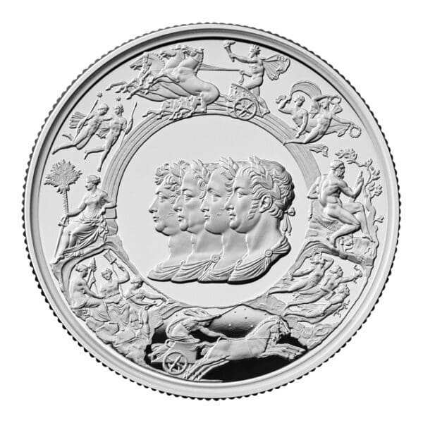 Waterloo medaile 2 Oz Stříbro