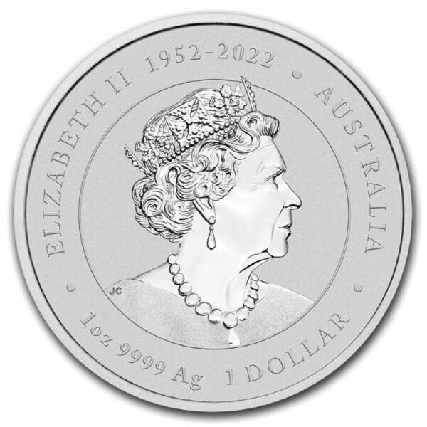 Lilac Dragon Drak 2024 $ 1 1 oz Stříbrná lunární barevná mince v kapsli - Image 2