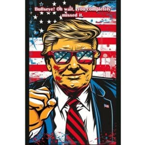 Donald Trump Zachraň Ameriku nebo zemři při pokusu 1 oz stříbrný slitek