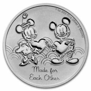 MICKEY & MINNIE Mouse DISNEY 2023 1 oz $ 2 NZD