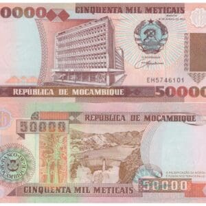 50 000 METICAIS - MOZAMBIK 1993 - AFRIKA - UNC