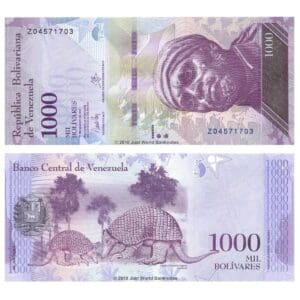 Venezuelský bolívar sada 5 ks