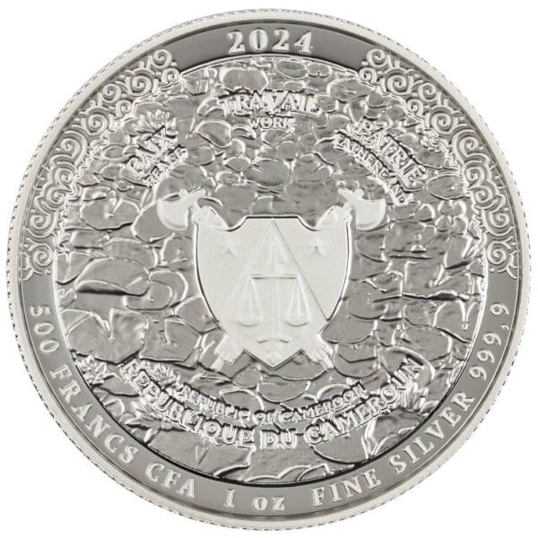 The Sword of Destiny 2024 500 franků 1 oz – Kamerun - Image 2