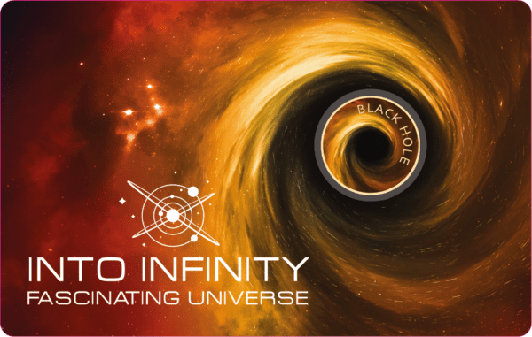 Zlatá mince Black Hole / Black Hole Universe Coincard 999/1000 Zlatý dárek - Image 3
