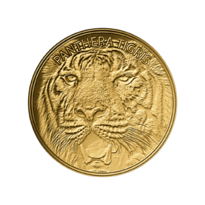 Zlatá mince Tiger 999/1000 zlatý dárek