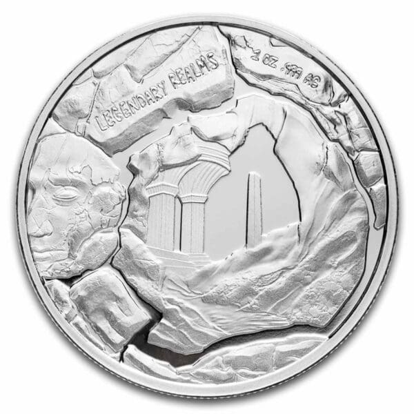Legendary Realms: Lost City of Atlantis (Atlanta) 1 Oz - Image 2
