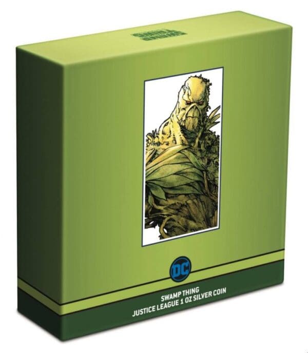 SWAMP THING 2021 1 oz stříbrná barevná mince - Image 4
