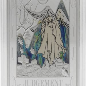 Stříbrný slitek karta Tarot Rozsudek Anděl 1 Oz Niue Taro