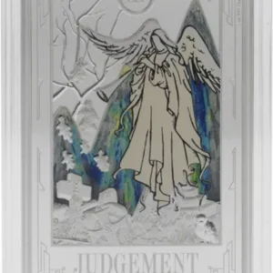Stříbrný slitek karta Tarot Rozsudek Anděl 1 Oz Niue Taro