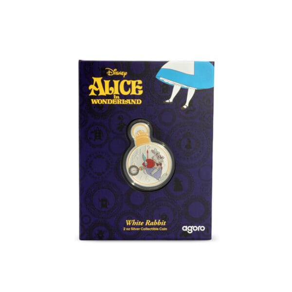 Alenka v říši divů Bílý Králík 2 Oz Niue 2025 (Alice) - Image 3