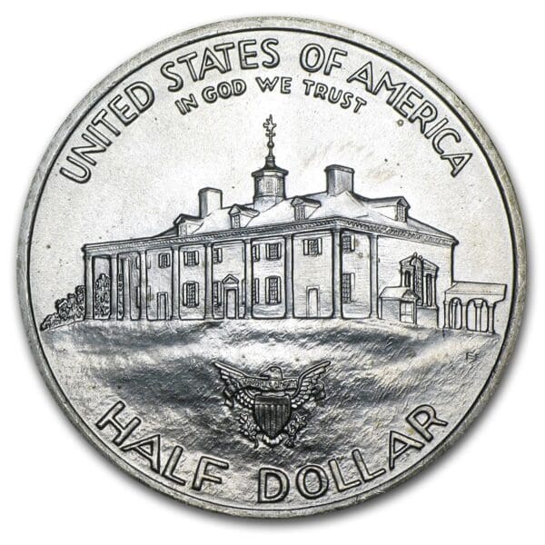1982 Washington 1/2 dolar 90% stříbro Commem BU/Pr (bez krabice/COA) - Image 2